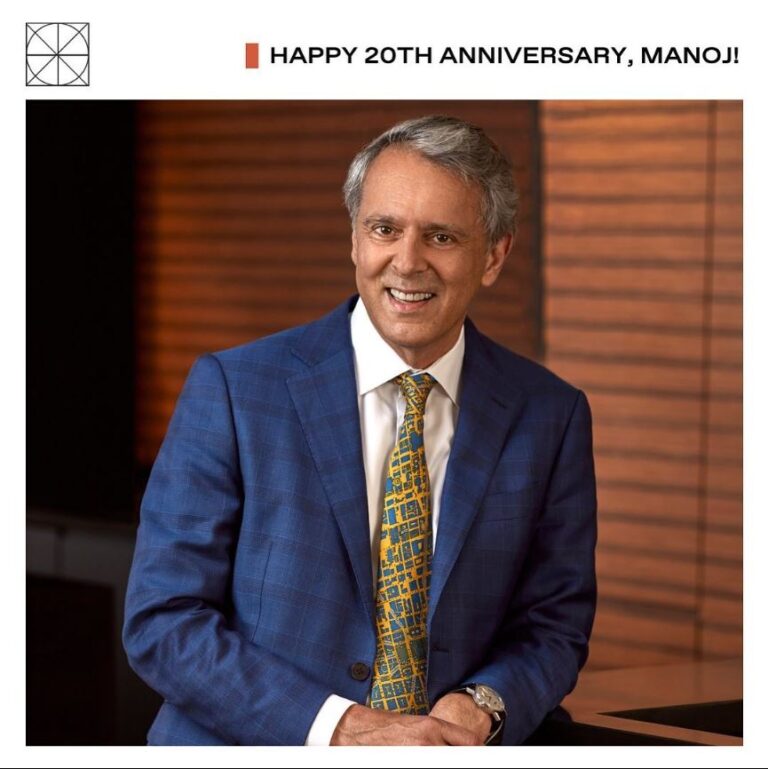 Happy 20th Anniversary, Manoj!