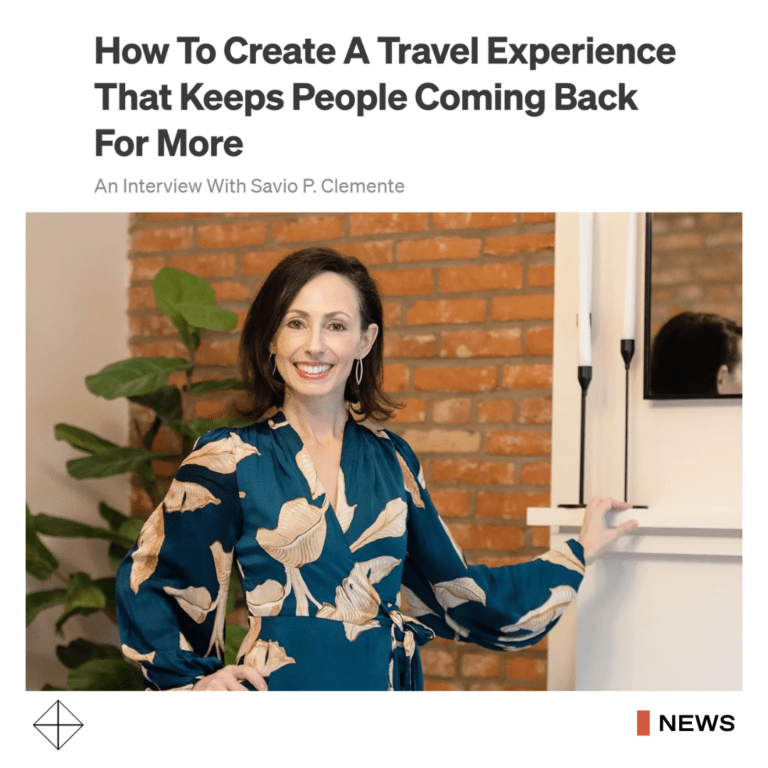 Tina Delia Featured in Authority Magazine for Creating Travel Experiences