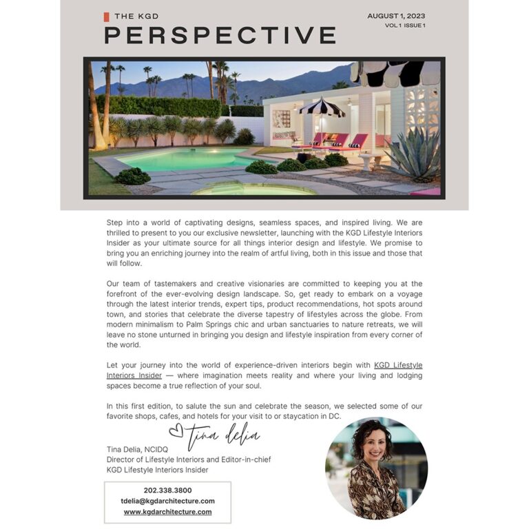 The KGD Perspective: Volume 1, Issue 1