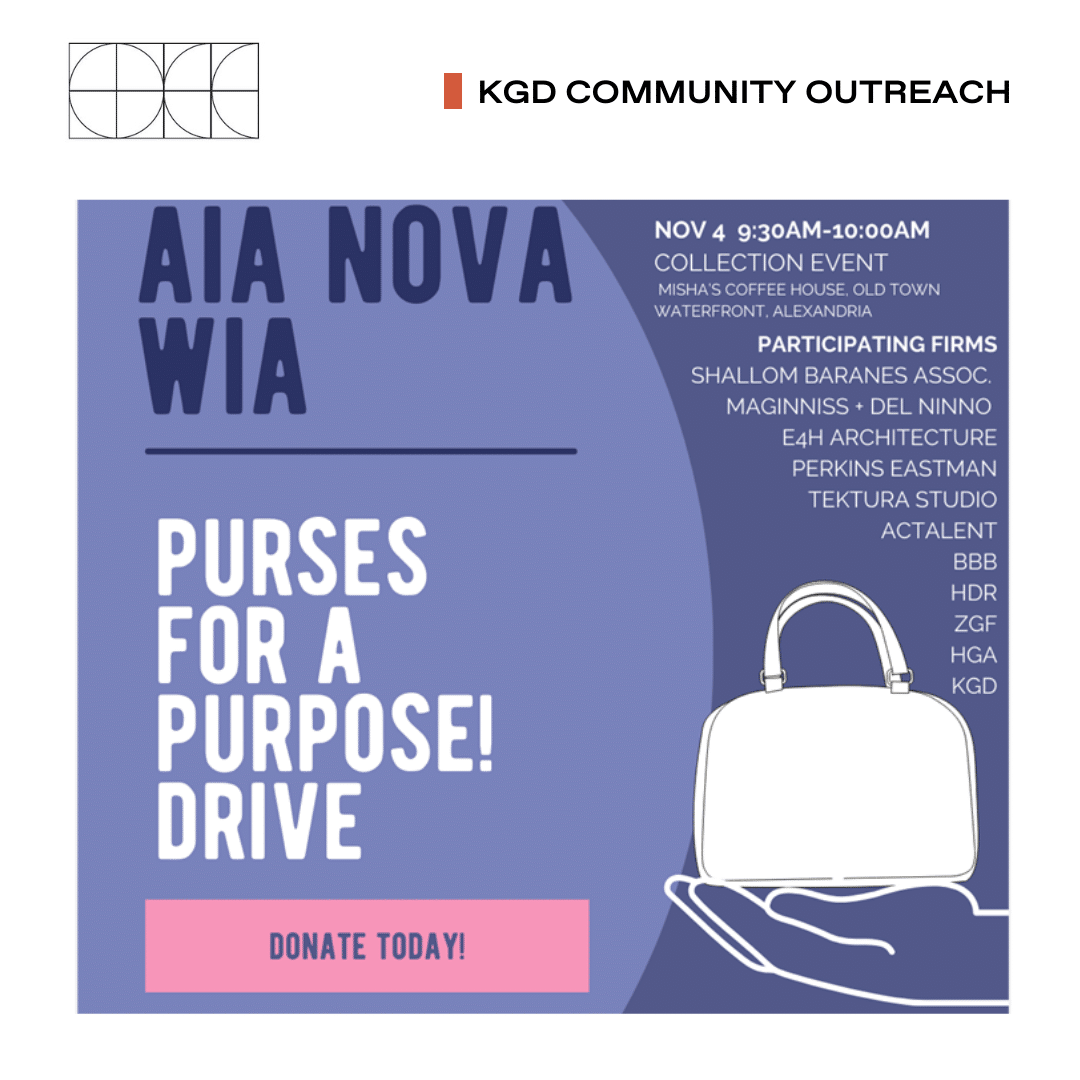 KGD Community Outreach Purses for a Purpose KGD Architecture