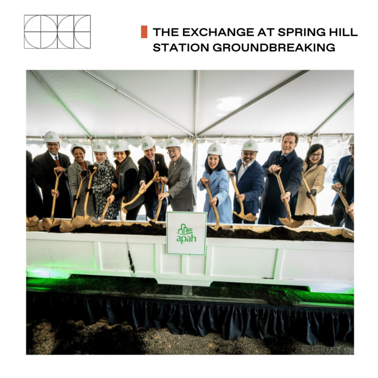 APAH’s The Exchange at Spring Hill Station Groundbreaking