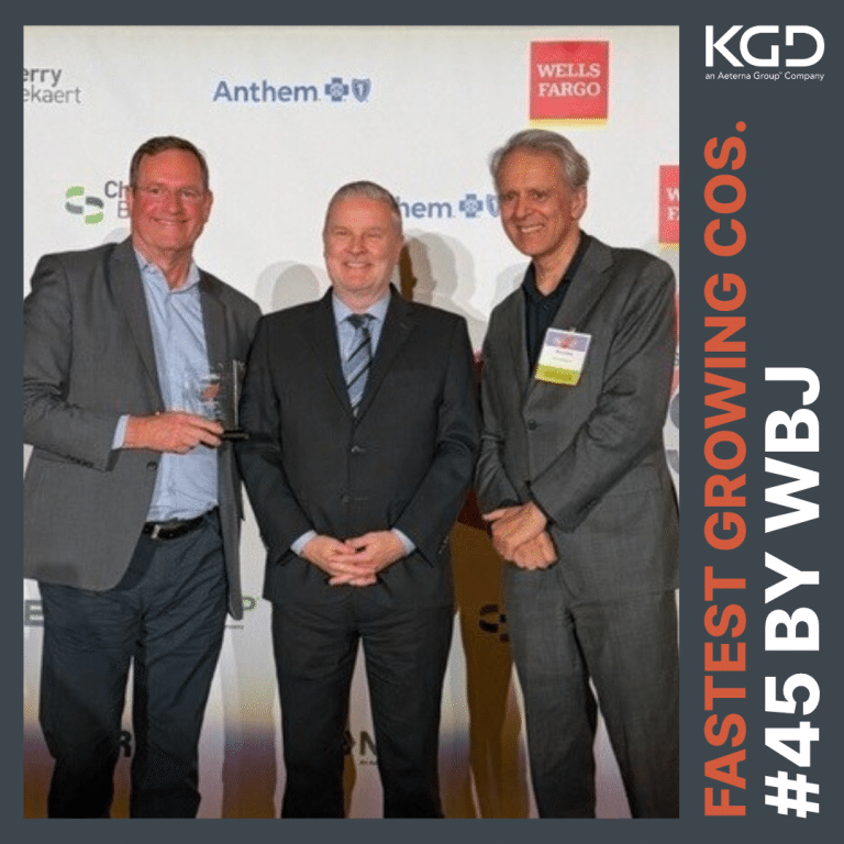KGD Ranks #45 for WBJ’s 2026 Fastest Growing Companies